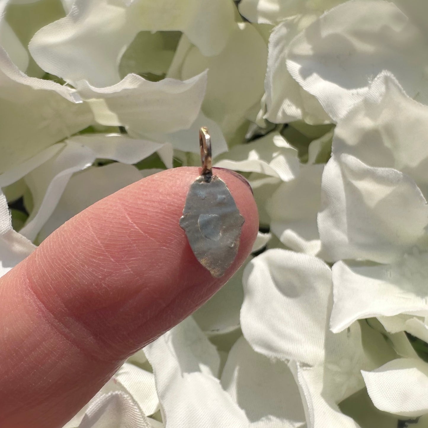 9ct gold Etruscan antique pendant charm