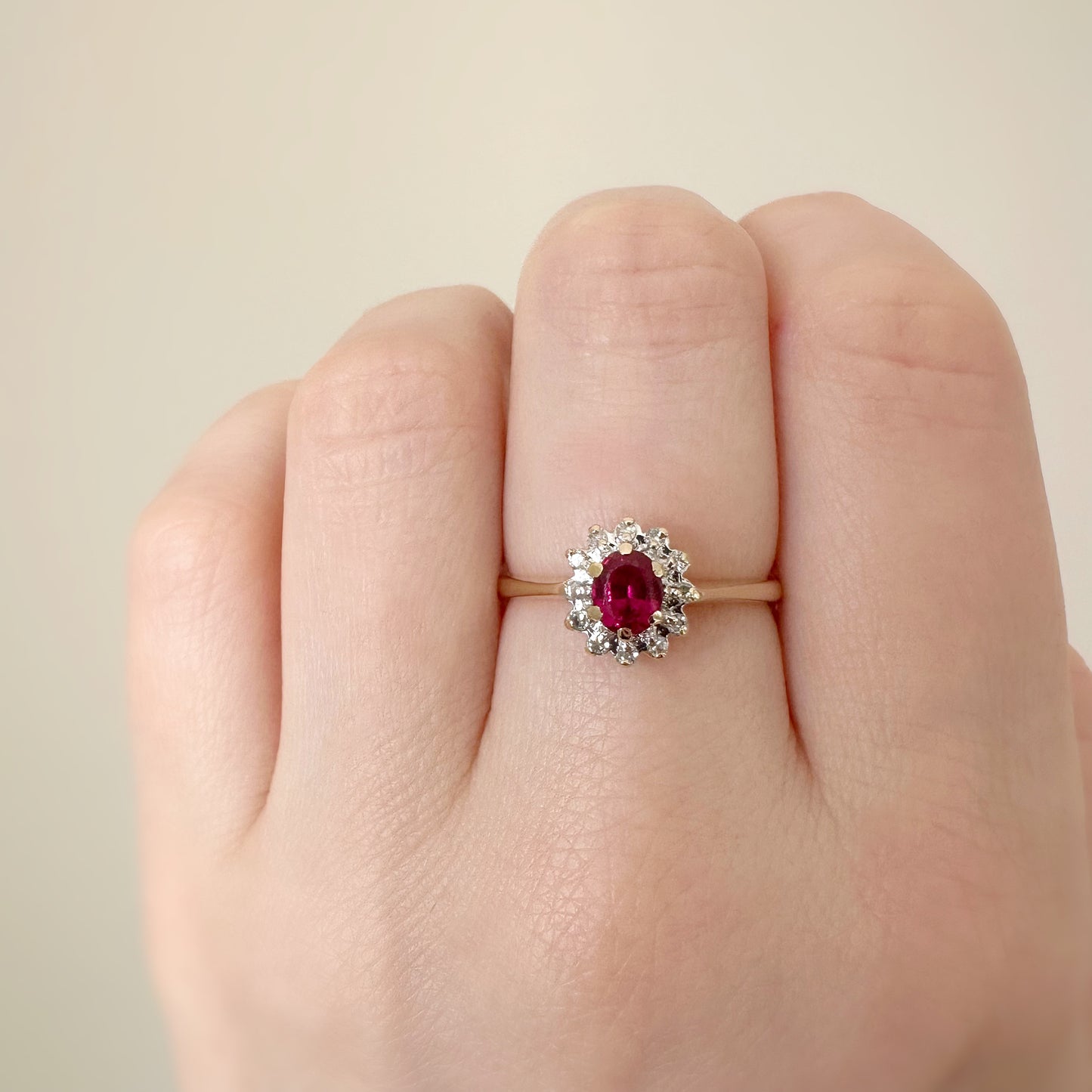 Mia Ruby and Diamond Ring