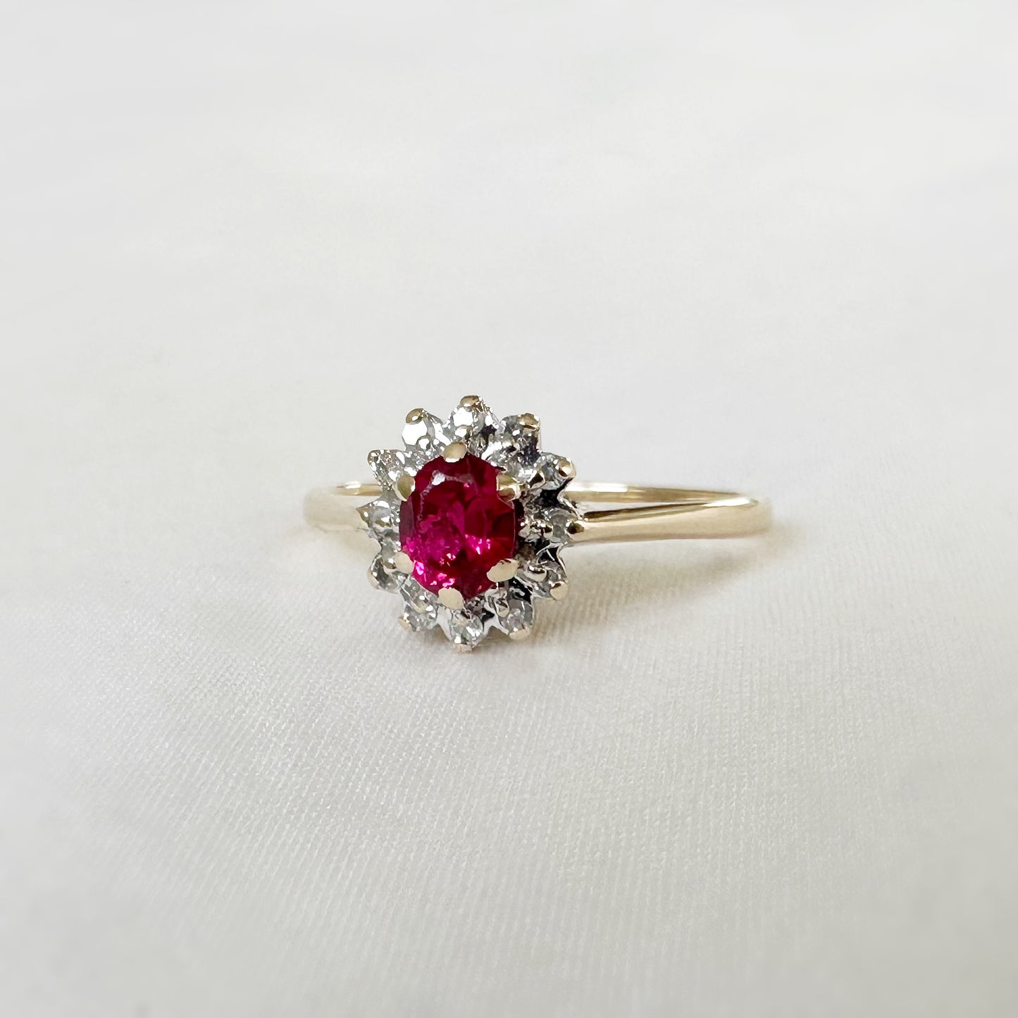 Mia Ruby and Diamond Ring