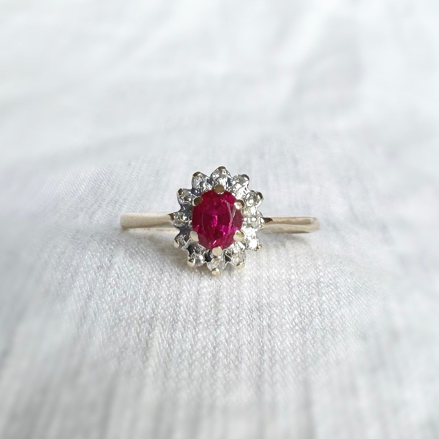 Mia Ruby and Diamond Ring
