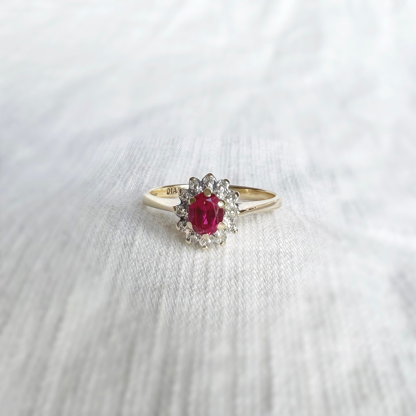 Mia Ruby and Diamond Ring