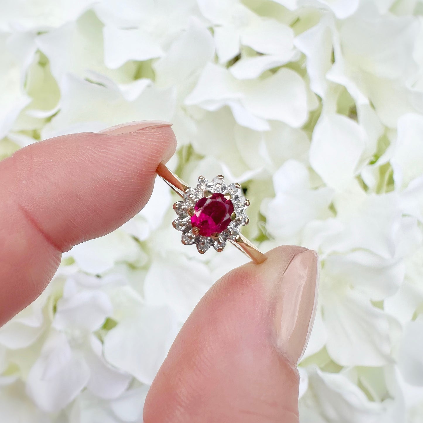 Mia Ruby and Diamond Ring