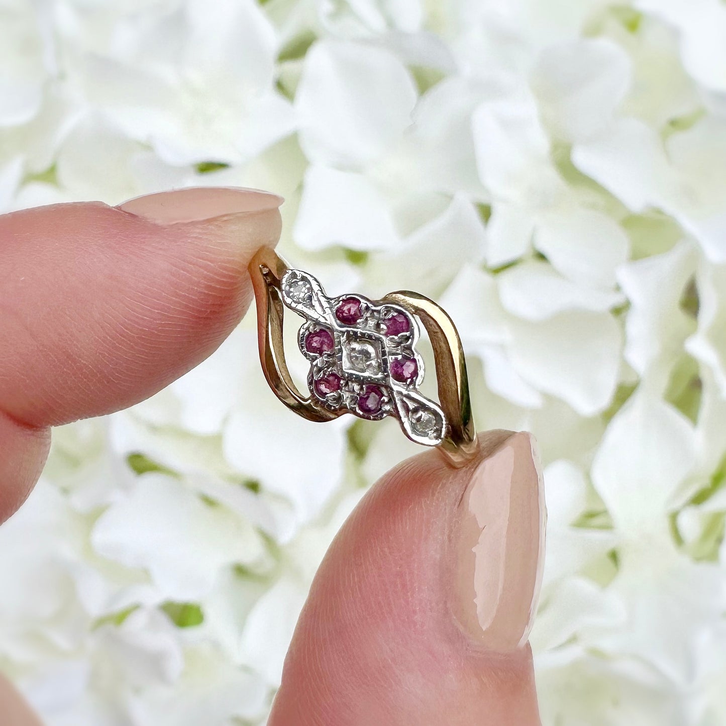 Esme Ruby and Diamond Ring