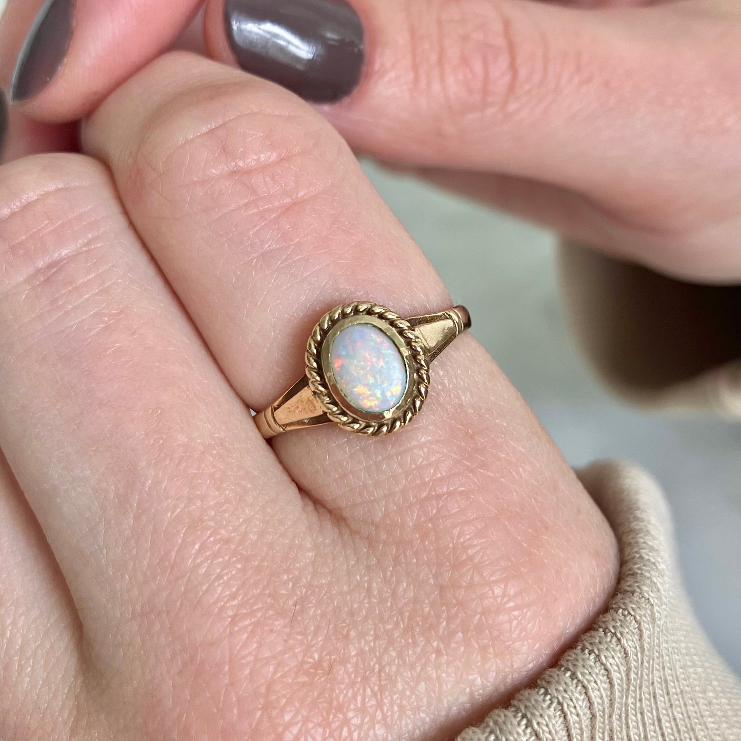 Cecily Opal Ring