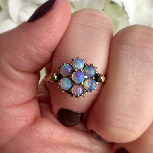 Madison Vintage Opal Cluster Ring