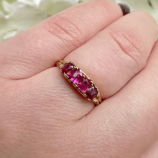 Theodora 18ct Gold Ruby Ring