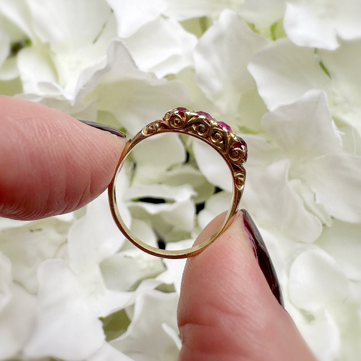 Theodora 18ct Gold Ruby Ring