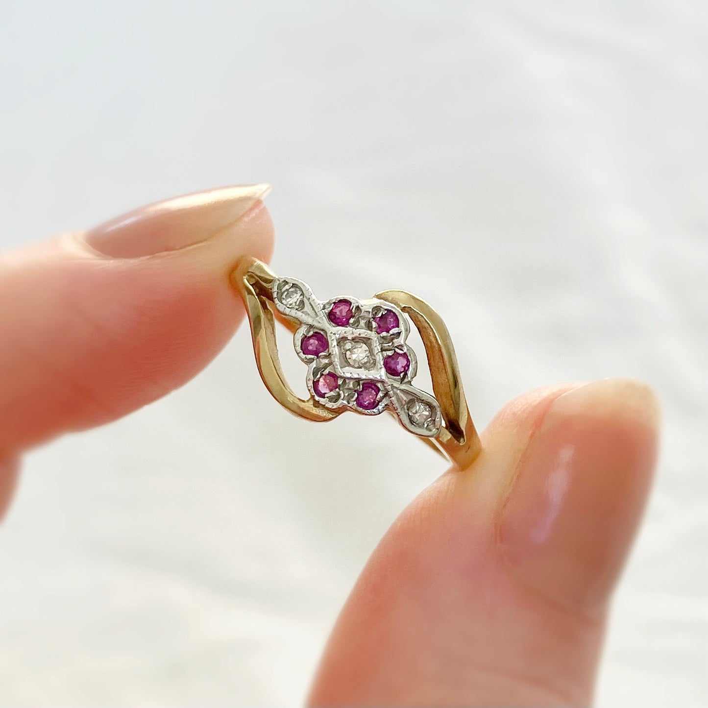 Esme Ruby and Diamond Ring