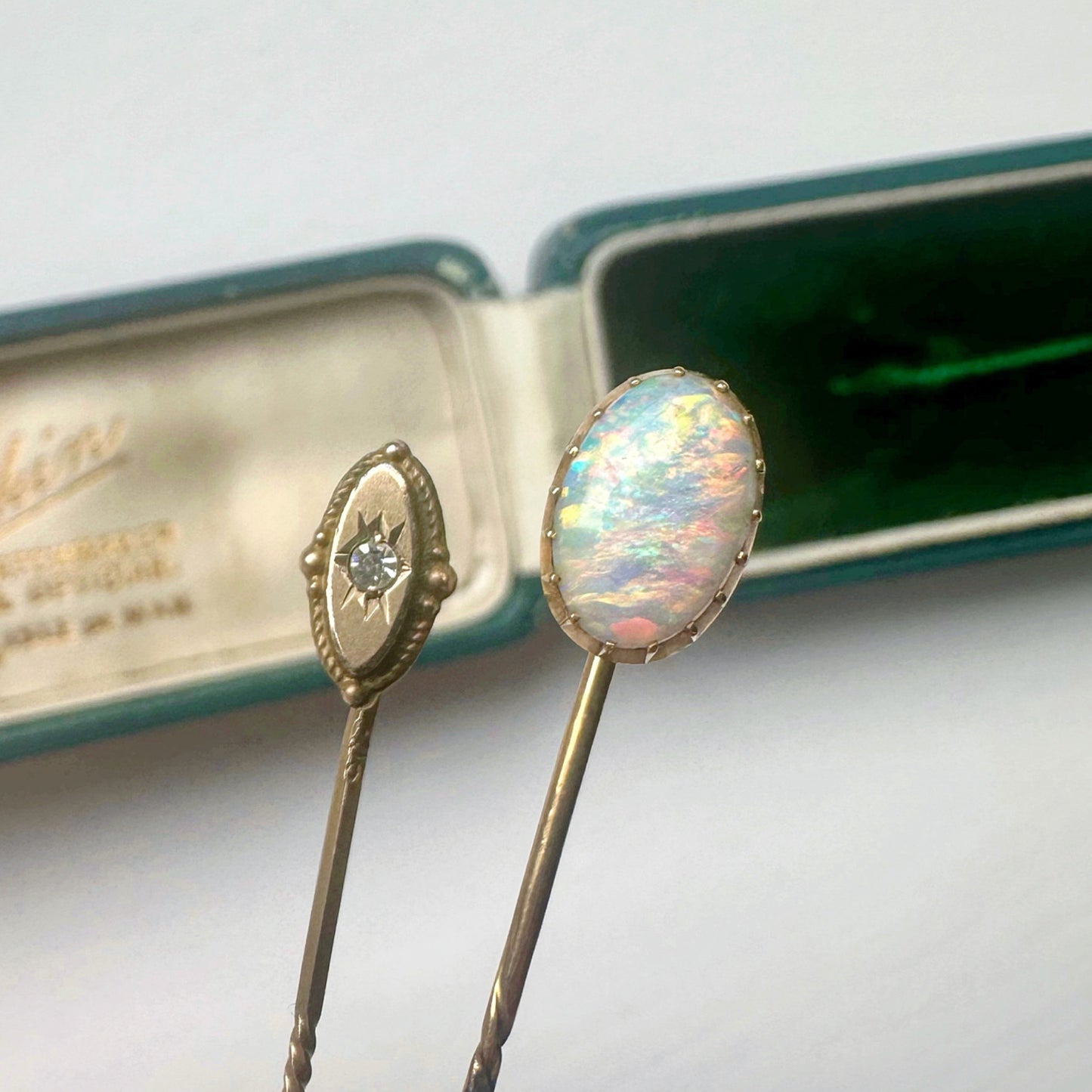 18ct gold opal oval pendant necklace victorian antique