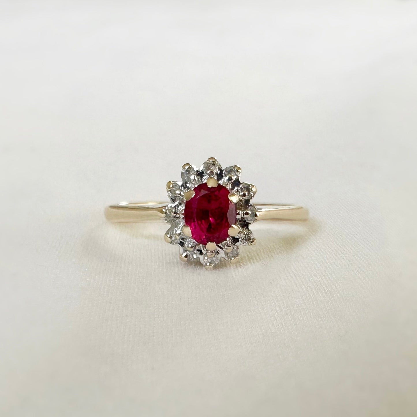 Mia Ruby and Diamond Ring