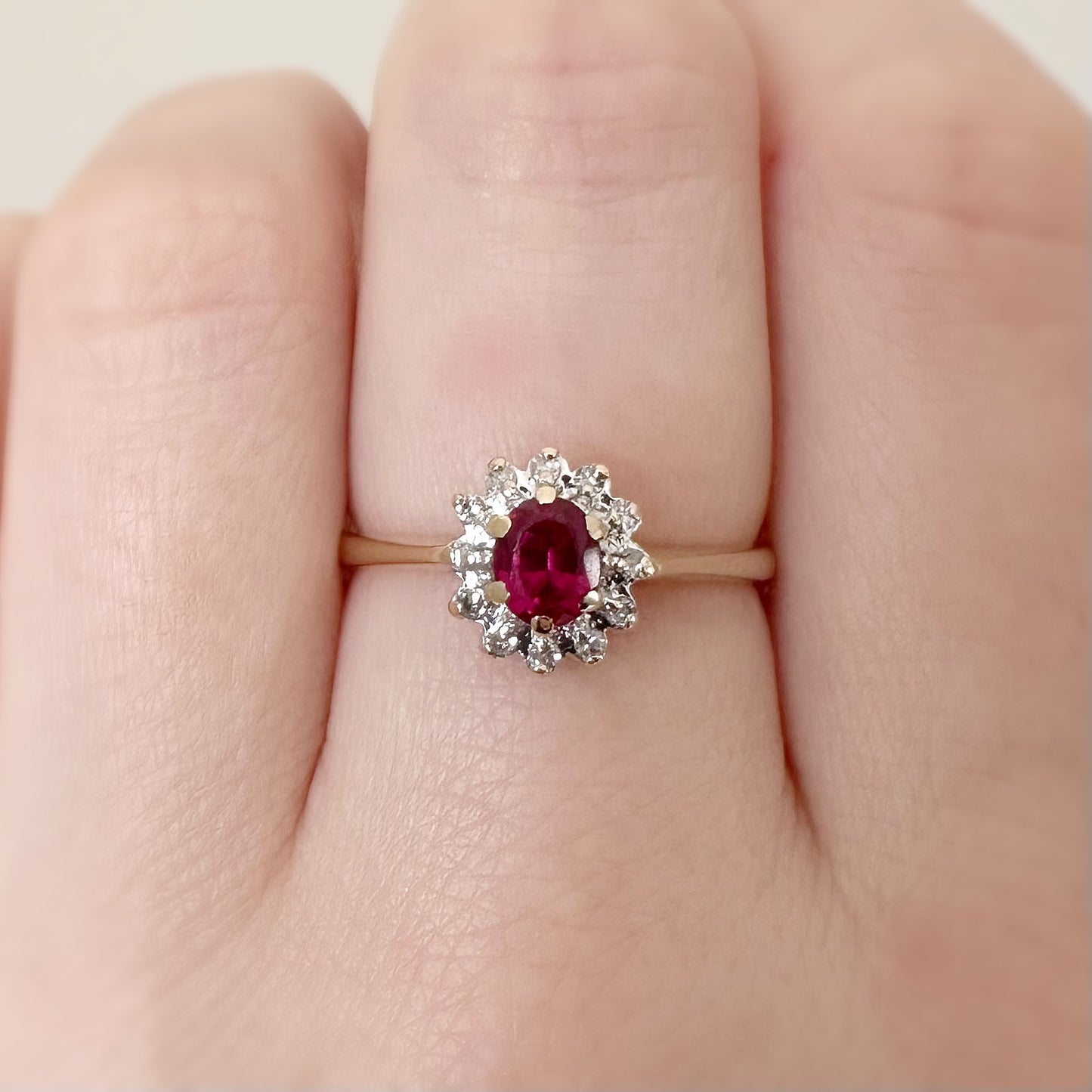 Mia Ruby and Diamond Ring