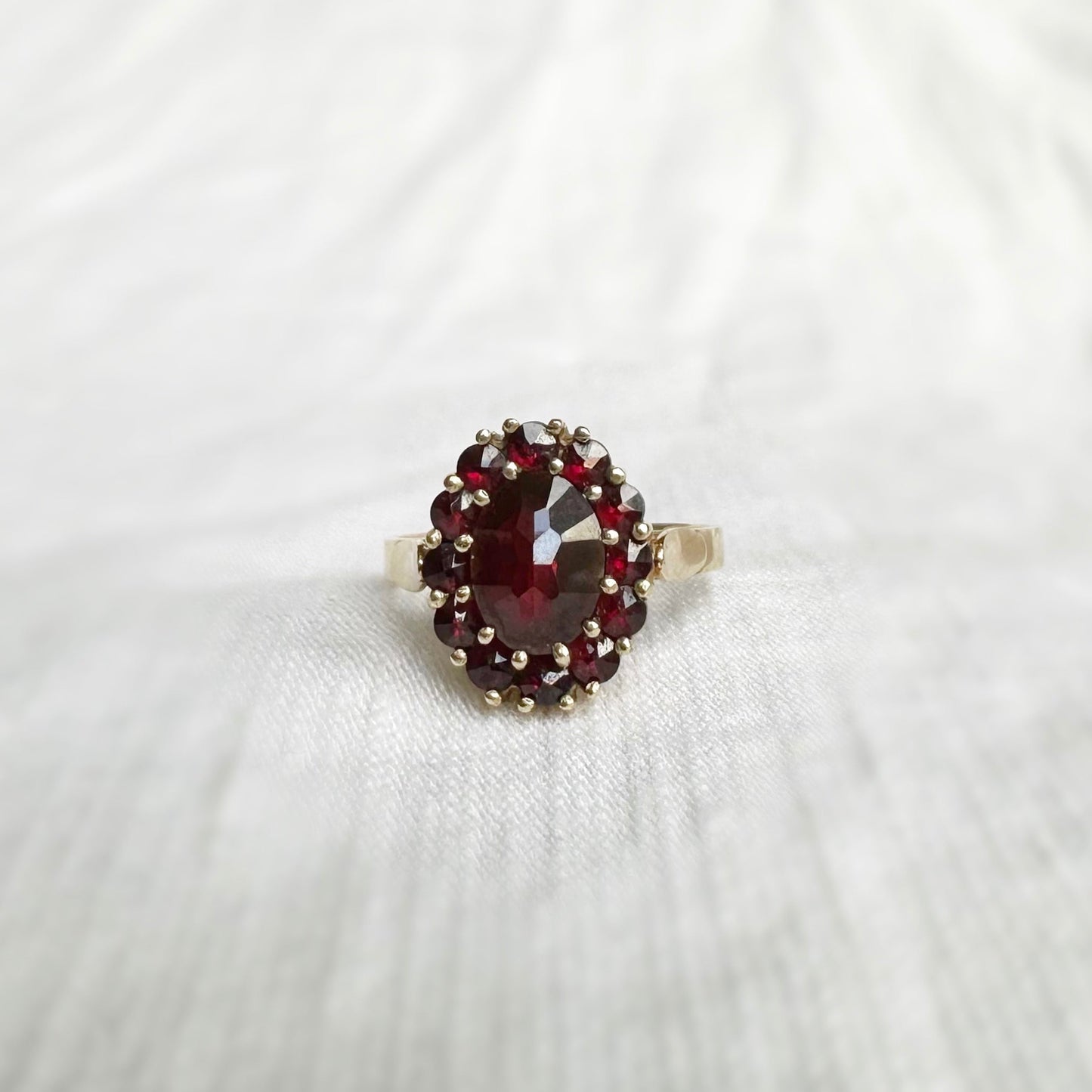 Mira Garnet Ring