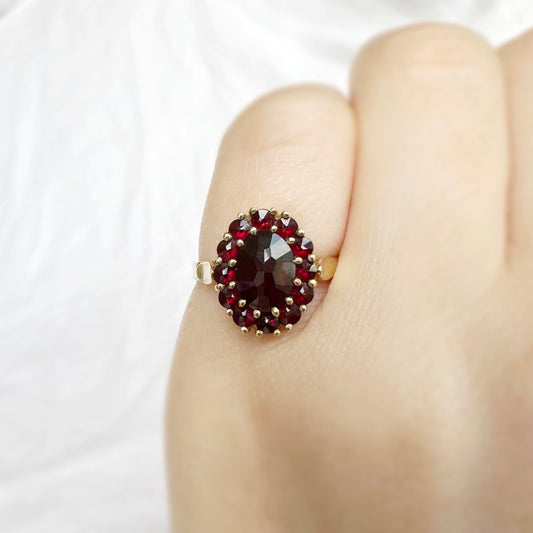 Mira Garnet Ring