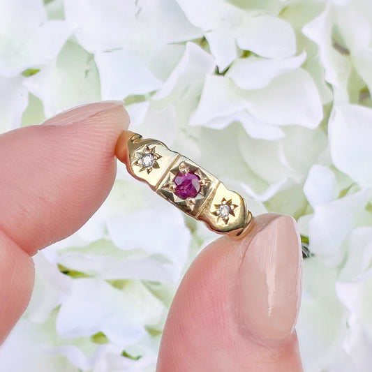 Eloise Ruby and Diamond Ring