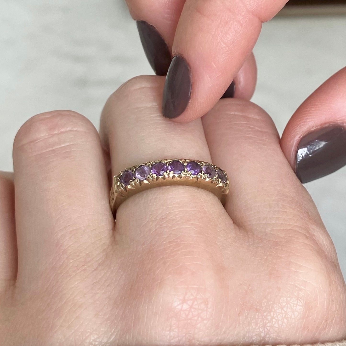 Viola Amethyst Ring