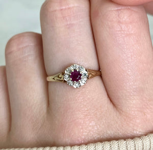 
                  
                    Load image into Gallery viewer, Amara Ruby and Diamond Ring
                  
                