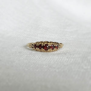 
                  
                    Load image into Gallery viewer, Vera Garnet Ring
                  
                
