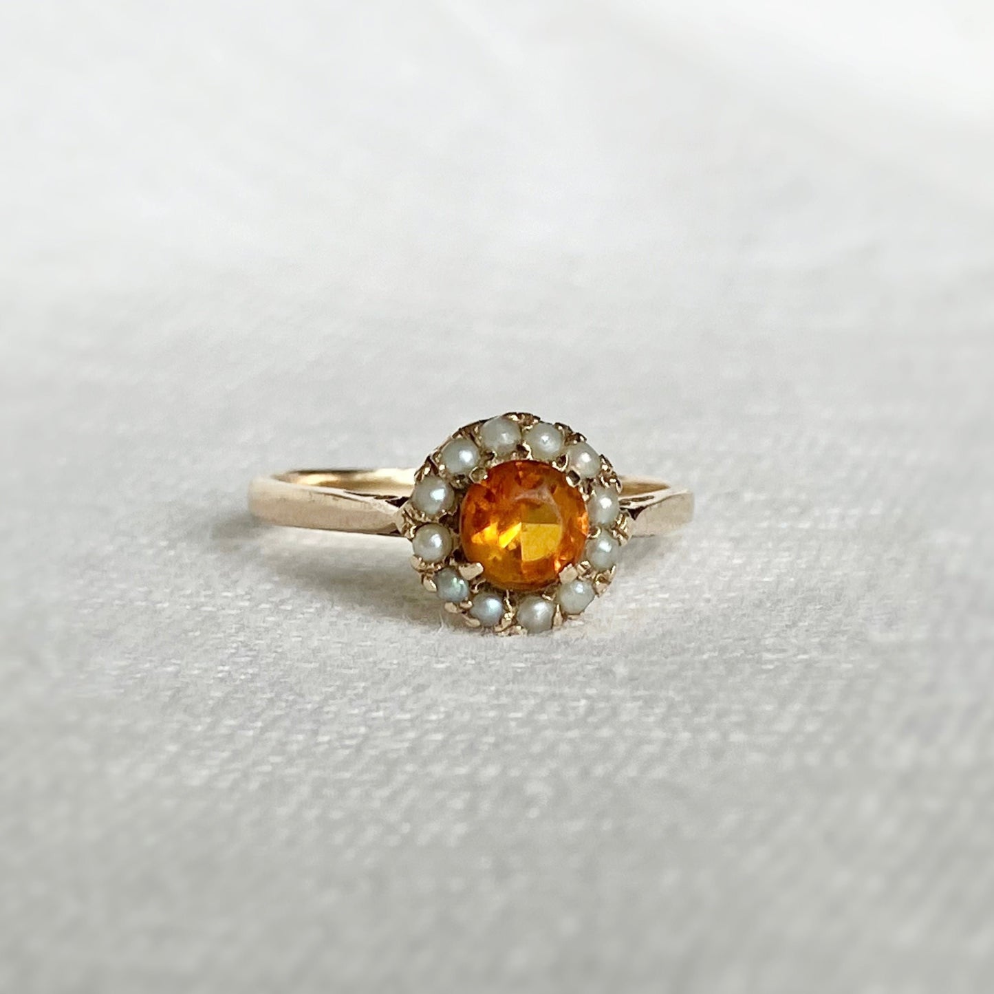 Marni Citrine and Pearl Ring