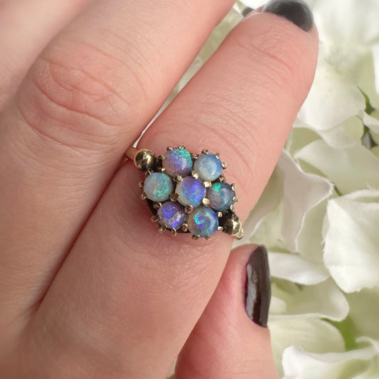Madison Vintage Opal Cluster Ring