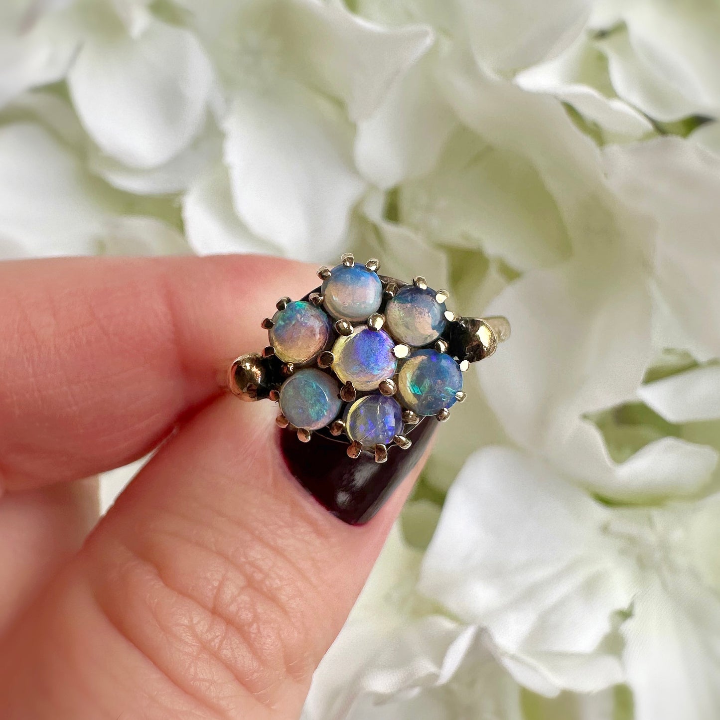 Madison Vintage Opal Cluster Ring