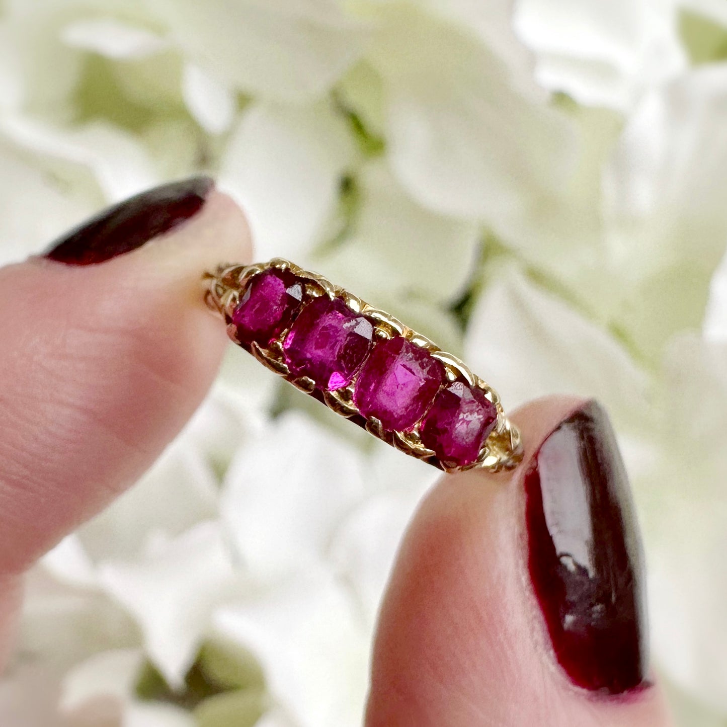 Theodora 18ct Gold Ruby Ring