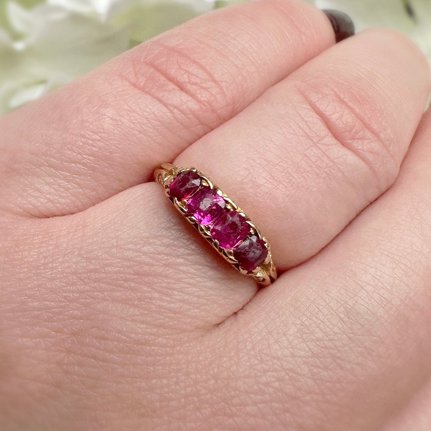 Theodora 18ct Gold Ruby Ring