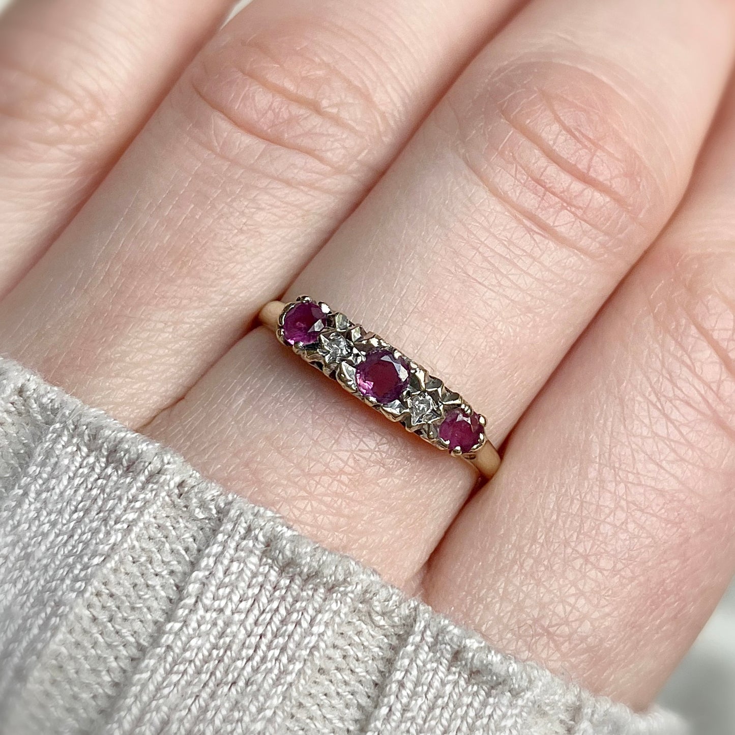 Sienna Ruby and Diamond Ring