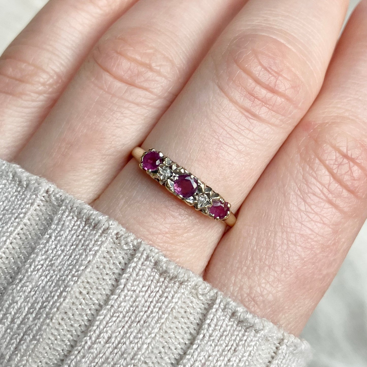 Sienna Ruby and Diamond Ring