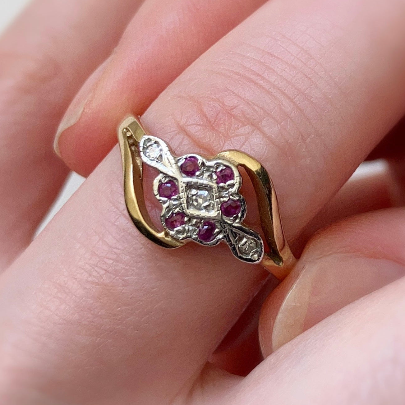 Esme Ruby and Diamond Ring