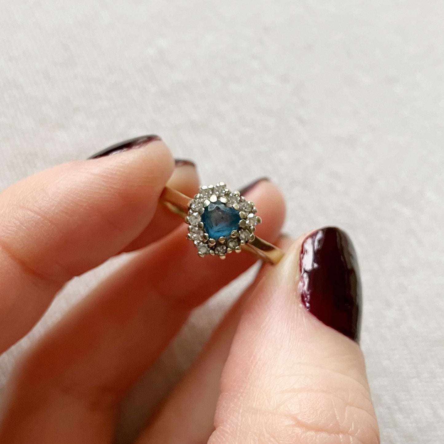 Elodie Topaz and Diamond Ring