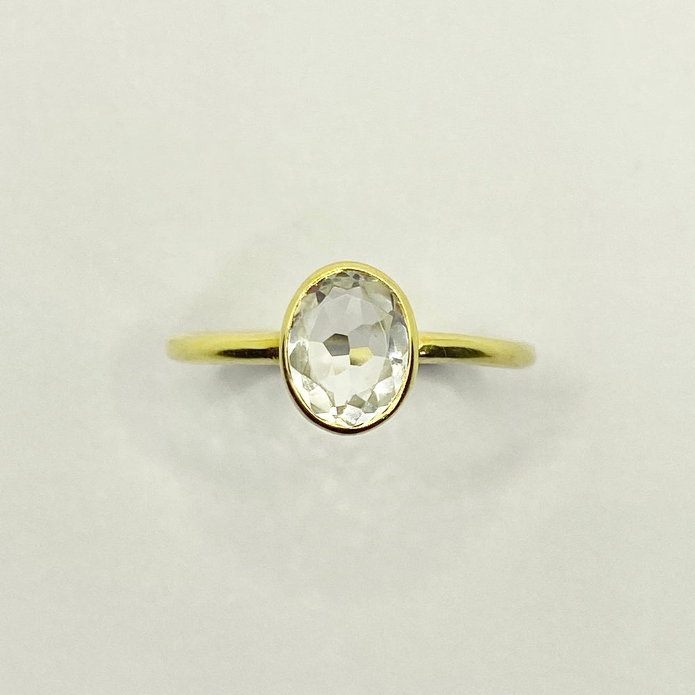 
                  
                    Load image into Gallery viewer, Melody Quartz Ring - Size 7
                  
                