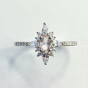 
                  
                    Load image into Gallery viewer, Midwinter Morganite Ring
                  
                