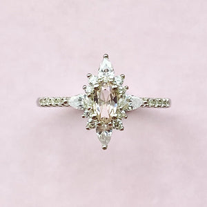 
                  
                    Load image into Gallery viewer, Midwinter Morganite Ring
                  
                