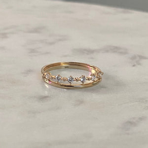 
                  
                    Load image into Gallery viewer, Snowdrop 14K Gold Ring
                  
                