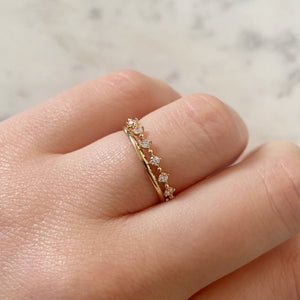 
                  
                    Load image into Gallery viewer, Snowdrop 14K Gold Ring
                  
                