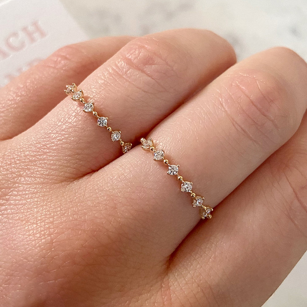 
                  
                    Load image into Gallery viewer, Snowdrop 14K Gold Ring
                  
                