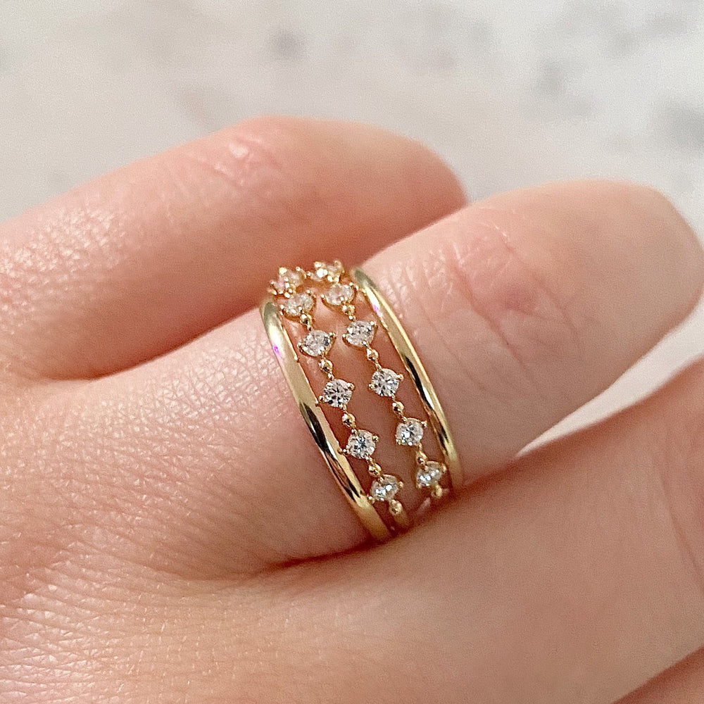 Snowdrop 14K Gold Ring