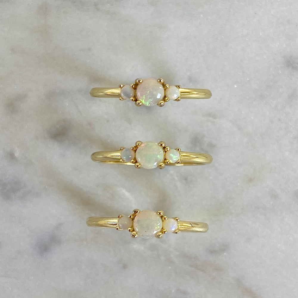 
                  
                    Load image into Gallery viewer, Estelle Tri Opal Ring
                  
                