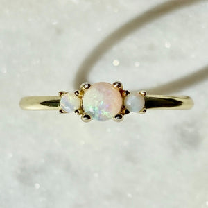 
                  
                    Load image into Gallery viewer, Estelle Tri Opal Ring
                  
                